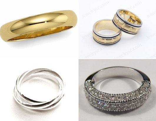 Wedding ring traditional model