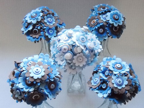 Blue Wedding Flowers Ideas